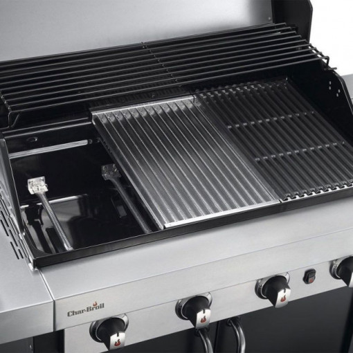 Gratar pe gaz din inox Char-Broil Professional 4400B - 140737 suprafata de gatire