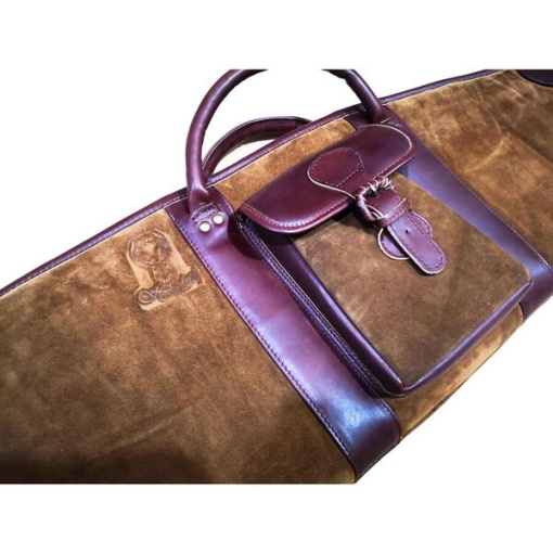 Husa Dubla Piele Carabina Arrow BLS Maro 130cm - Img 2