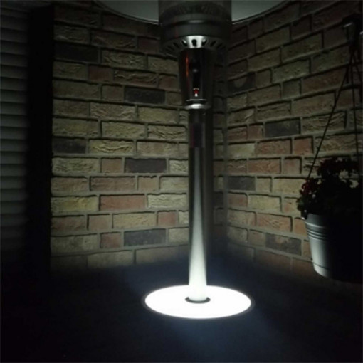 Incalzitor de terasa din inox comercial Brolly High End 13 Kw masa cu LED Activa 13950 8