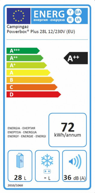 Lada frigorifica electrica 12/230V Campingaz Powerbox Plus 28l - 2000030253 performanta energetica