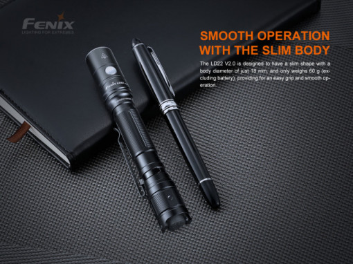 Lanternă EDC 800 Lumeni 214 metri Fenix LD22 V2.0 - ADV-460-001 - Img 4