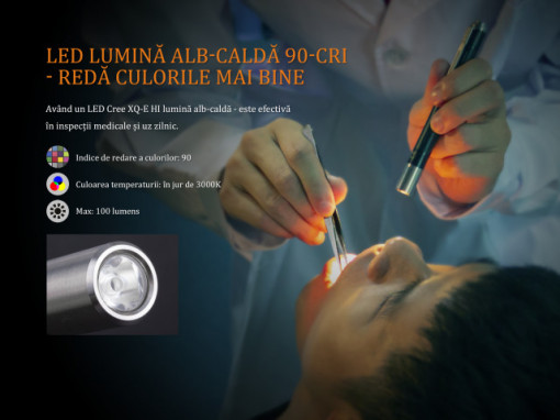 Lanterna Fenix LD05 V2.0 - Lanterna - 100 Lumeni - 54 Metri utilizare