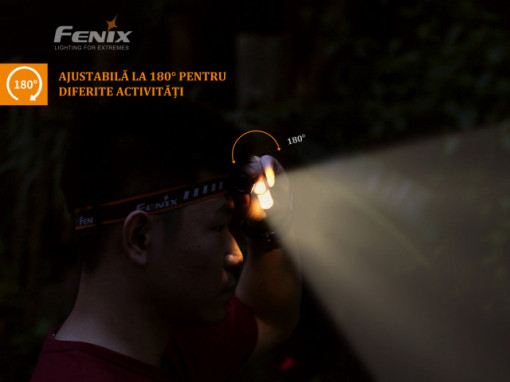 Lanterna frontala Fenix HM23 240 lumeni 53 metri 3
