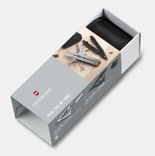Multifunctional Victorinox Swiss Tool Spirit MX Teaca Nylon, 105 mm, argintiu 3.0224.MN - Img 6