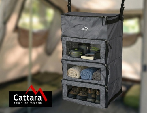 Organizator cu agatare Cattara Split, 4 compartimente, 35 x 30 x 60cm, suporta 5kg - TT13384 - Img 6
