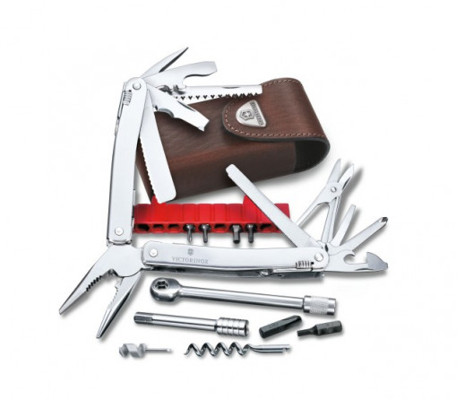 Patent Victorinox SwissTool Spirit Plus XC Plus Clichet + Teaca - 3.0239.L