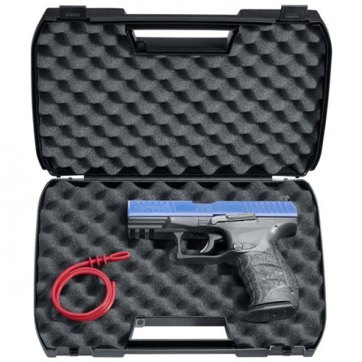 Pistol Airsoft Co2 Umarex Walther PPQ M2 T4E LE CAL.43 CO2 Blue 4J - VU.2.4761 in cutie