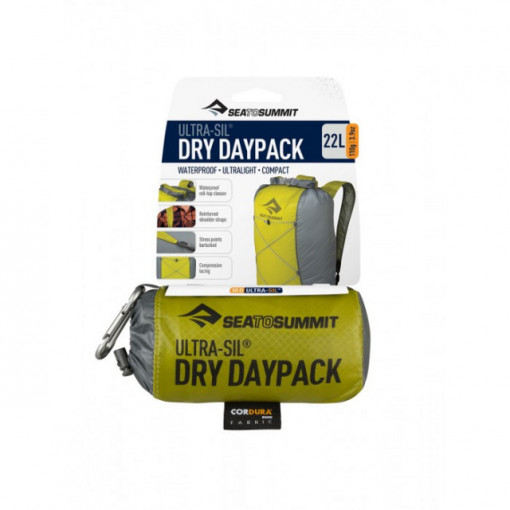 Rucsac impermeabil Sea To Summit Ultra Sil Daypack Pacific Lime 22L - AUDDPLI 3