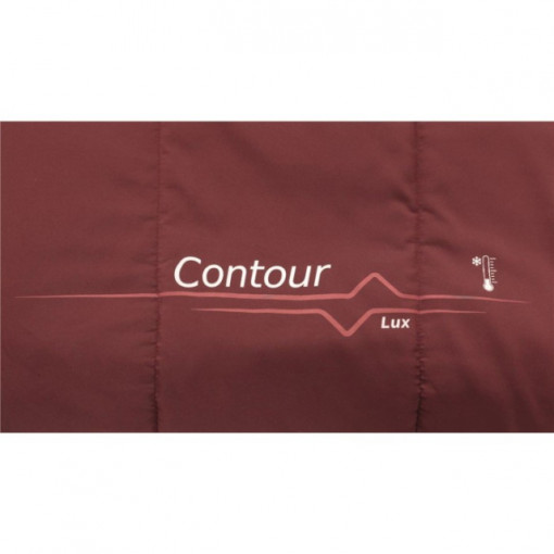 Sac de dormit reversibil Outwell Contour Lux - Red - Fermoar Dreapta 5