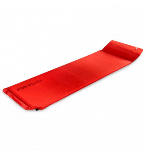Saltea autogonflabila cu perna Spokey Savory Pillow rosu 186 x 50 x 2.5 cm 2