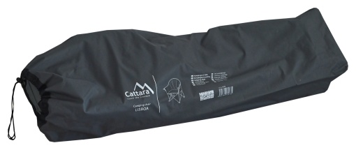 Scaun pliabil camping Cattara Lisboa, 80 x 95 x 62cm, suparta 120kg, antracit - TT13473 - Img 8