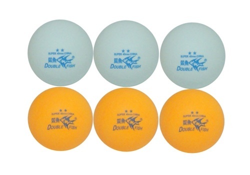 Set Mingi Tenis de Masa 40mm Double Fish 2 Stele - Img 3