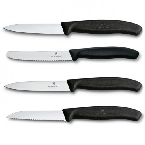 Set Victorinox pentru Bucatarie, 11 piese, suport lemn - 5.1153.11 cutite de friptura