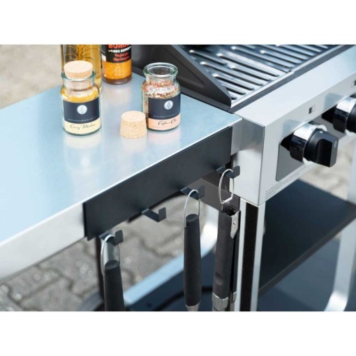 Sina magnetica cu carlige Wenko Black Outdoor Kitchen 30 x 6,5 x 2 cm negru - 55014100 - Img 15