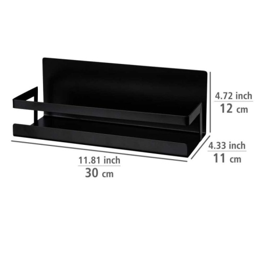 Suport magnetic pentru condimente Ima Wenko Black Outdoor Kitchen 30 x 12 x 11 cm negru - 55068100 - Img 3