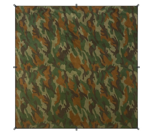Tenda Cattara 3x3, camuflaj, cuie, cordelina - TT13887 - Img 2