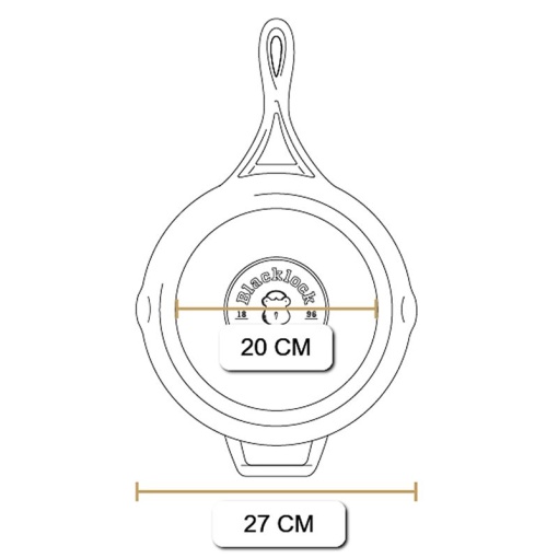 Tigaie adanca rotunda din fonta cu maner triplu asezonata Lodge Blacklock 26 cm - L-BL96SK - Img 11