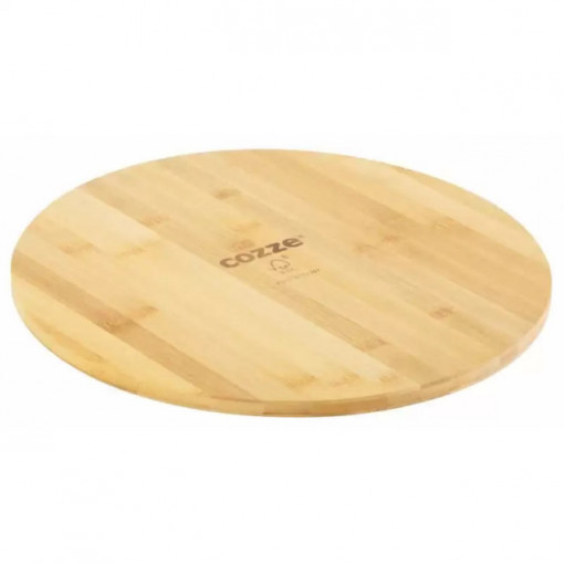 Tocator din bambus pentru pizza Cozze diametru 35 x 1,2 cm - 90314