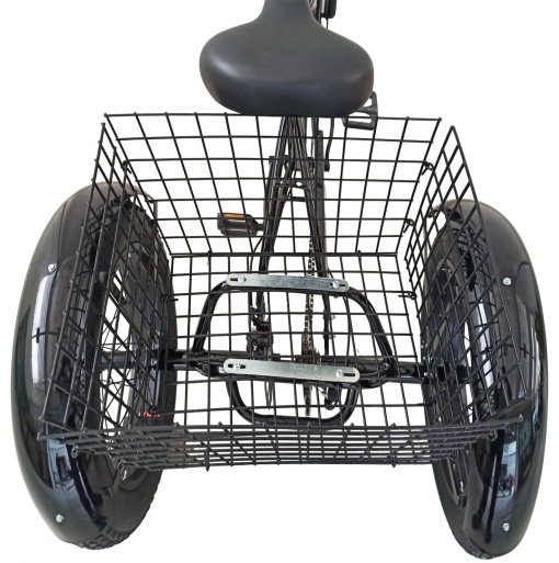 Tricicletă adulți BR Pro2025, 20", 7 viteze, frâne pe disc, cadru din oțel 15", negru - Img 13