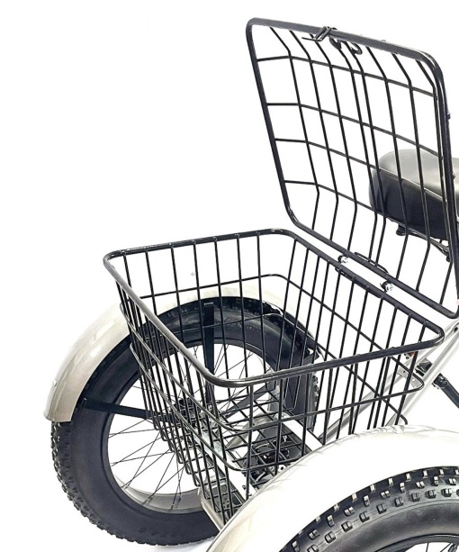 Tricicletă adulți BR Pro2025, 20", 7 viteze, frâne pe disc, cadru din oțel 15", albastru - Img 8
