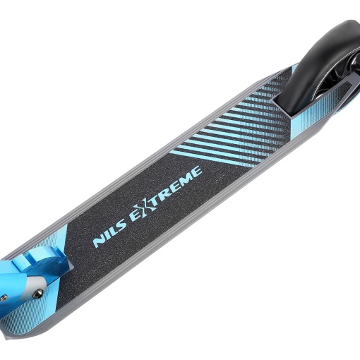 Trotineta Nils Extreme HD145 145 mm, Grafit/Albastru - Img 11