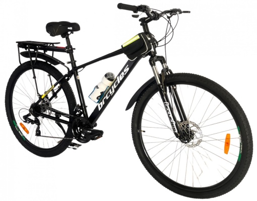 Bicicleta BR TORNADO Carrier 29&quot;, 21 viteze, frane pe disc, cadru aluminiu 15&quot;, manete secventiale, negru - Img 2
