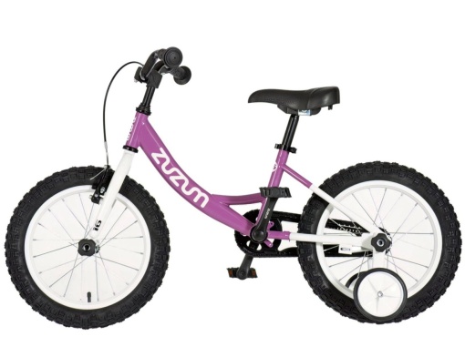 Bicicleta copii 16" ZUZUM Princess, mov, varsta 4-6 ani - Img 4