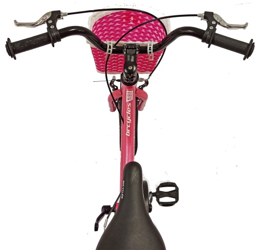 Bicicletă copii BR Neptune Kids 16", cadru oțel, roz, varsta 4 - 6 ani - Img 10