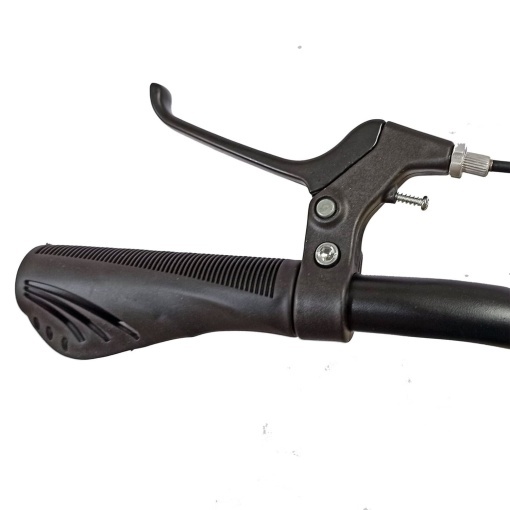 Bicicleta copii BR Tornado 20", cadru aluminiu 12", manete revoshift, frane disc, 7 viteze, albastru, varsta 7-10 ani - Img 5