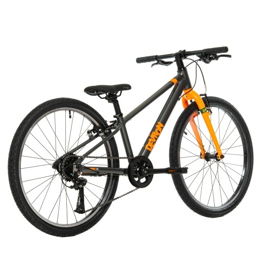 Bicicleta Copii Devron Urbio U2.4 Super Light - 24 Inch, Gri-Portocaliu - Img 3