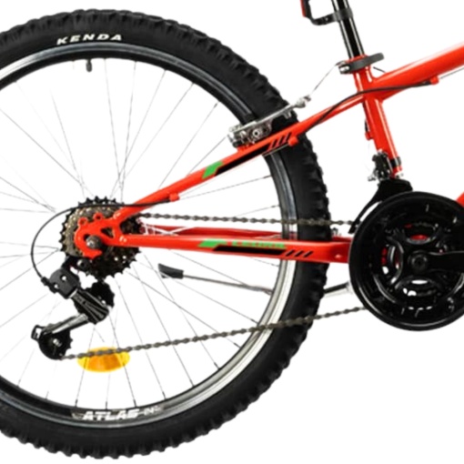 Bicicleta Copii Dhs 2421 Cedric - 24 Inch, Rosu - Img 3