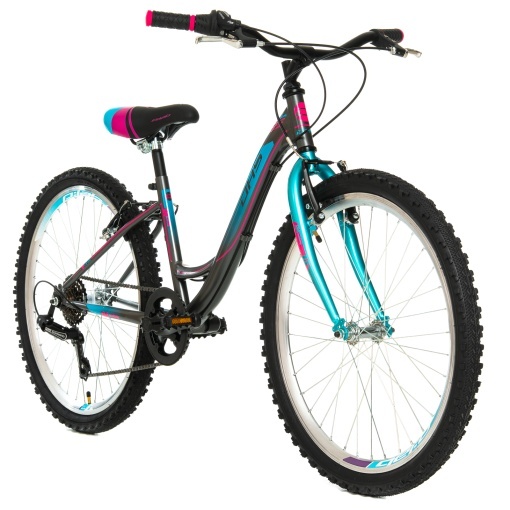 Bicicleta Copii DHS Modesty - 24 Inch, Gri - Img 3