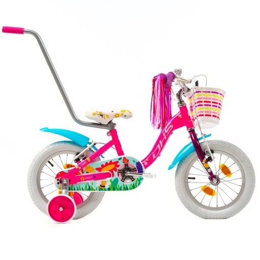 Bicicleta Copii DHS Summer - 14 Inch, Roz - Img 2