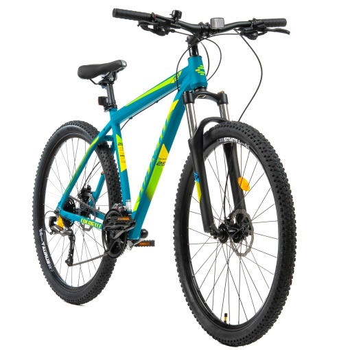 Bicicleta MTB Colinelli COL27, Marimea L, 29 inch, Verde, Schimbator Shimano Altus, 24 Viteze, Cadru Aluminiu, Frane pe Disc - Img 2