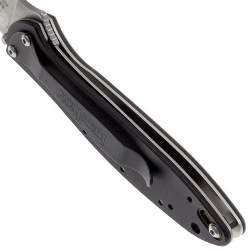 Briceag Kershaw Leek, lama 7.5cm - KS1660SWBLK lateral spate