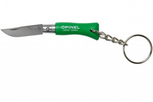Briceag Opinel Nr.02 Verde Inox Breloc, lama 3.5cm - 002273
