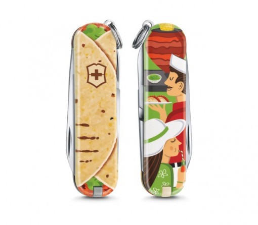 Briceag Victorinox Classic Mexican Tacos - 0.6223.L1903 - Limited Edition 2019 fata spate