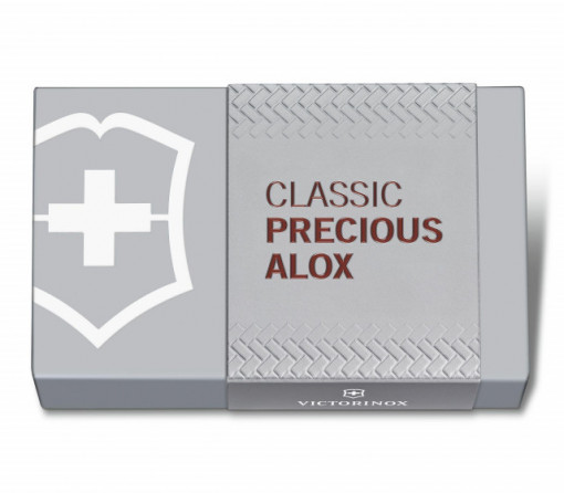 Briceag Victorinox Classic Precious Alox Hazel Brown - 0.6221.4011G 5