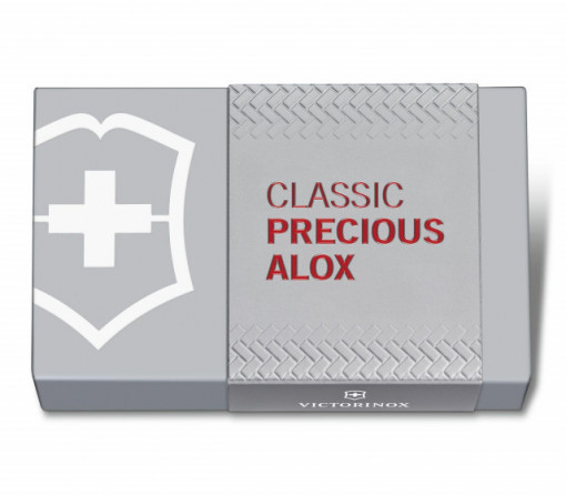 Briceag Victorinox Classic Precious Alox Iconic Red - 0.6221.401G  5