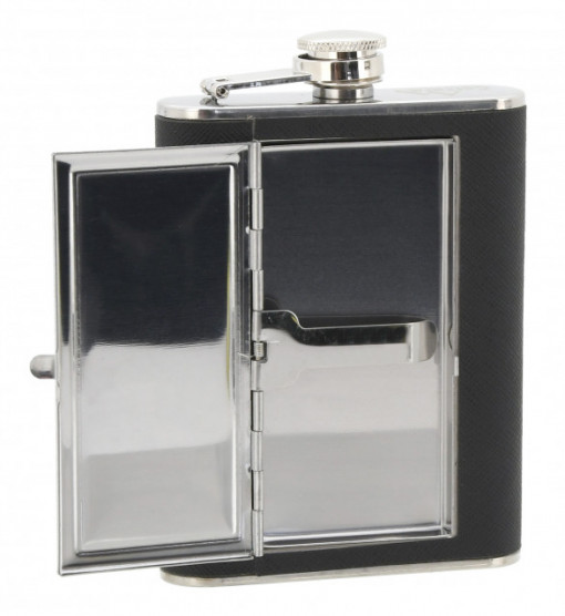 Butelca 175ml cu tabachera Cattara TT13645 - Img 6