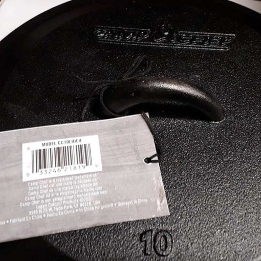 Capac din fonta pentru tigaie Camp Chef 25 cm - CC-CC10LIDEU - Img 3