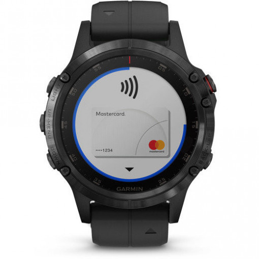 Ceas Garmin Fenix 5 Plus Sapphire Black - HG.010.01988.01 plata