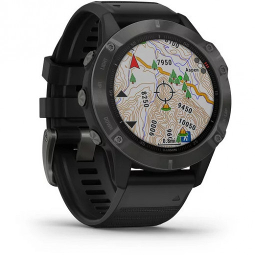 Ceas Garmin Fenix 6 Sapphire Gray/Black 47mm - HG.010.02158.11  harta