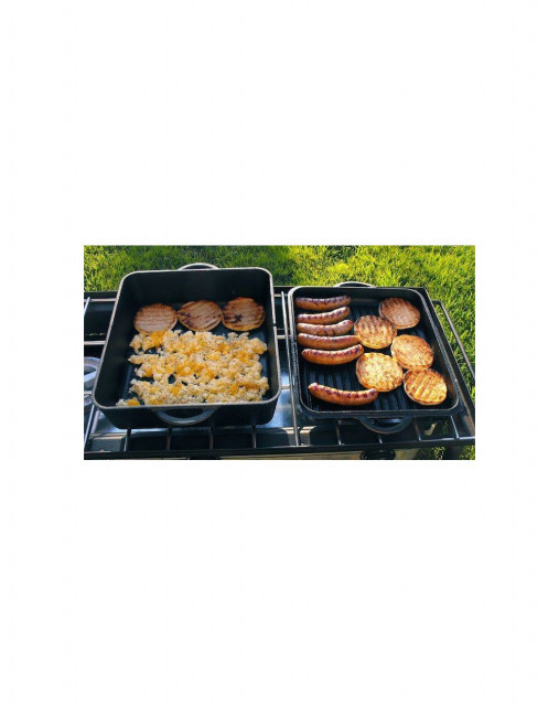 Ceaun din fonta dreptunghiular cu capac - cuptor olandez Camp Chef 33 cm 7,6 litri CC-DO13S 3