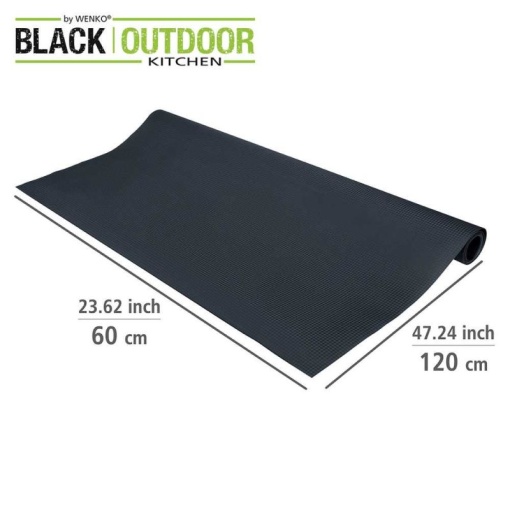 Covor de protectie Suma Wenko Black Outdoor Kitchen negru 120X60 cm - 55007100 - Img 3