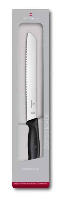 Cutit pentru paine Victorinox Classic Bread knife, 21cm, Black 6.8633.21G - Img 2