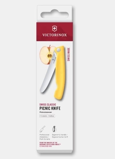 Cutit Pliabil Victorinox Swiss Classic Picnic Knife, maner Polypropylene, lama 11cm 6.7838.FC1 - Img 2