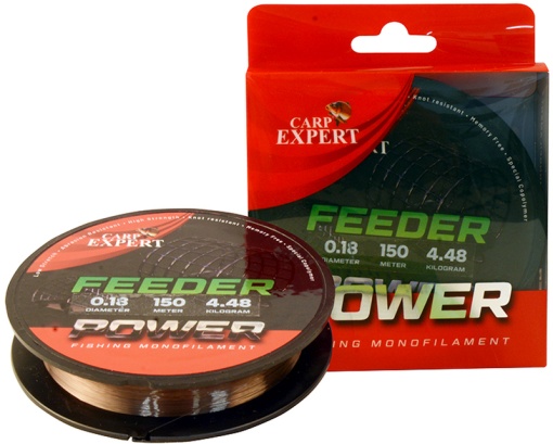 Fir Monofilament Carp Expert Power Feeder, Brown, 150m