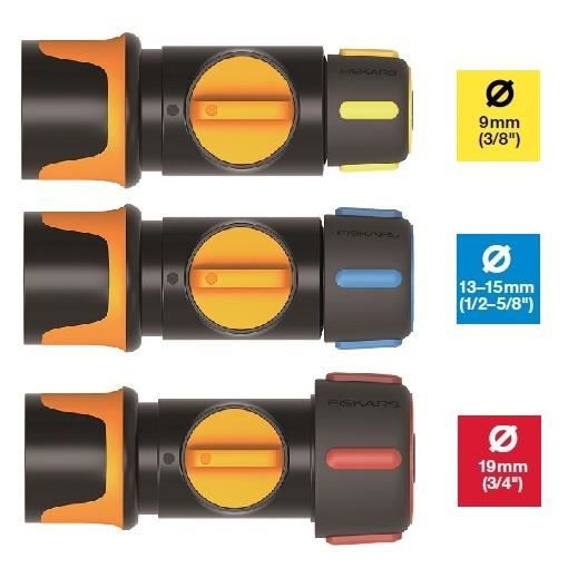 FISKARS Conector ON/OF furtun de gradina Fiskars, 13-15 mm (1/2"-5/8'') - 1027086 - Img 2