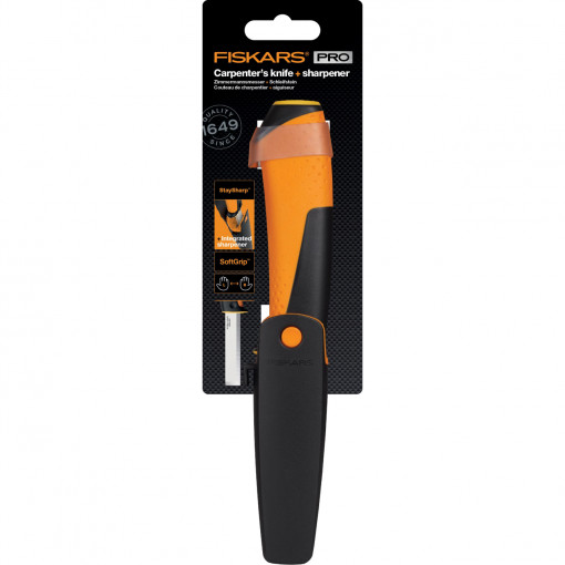 FISKARS Cutit pentru tamplarie Fiskars, cu ascutitor - 1023621 - Img 6